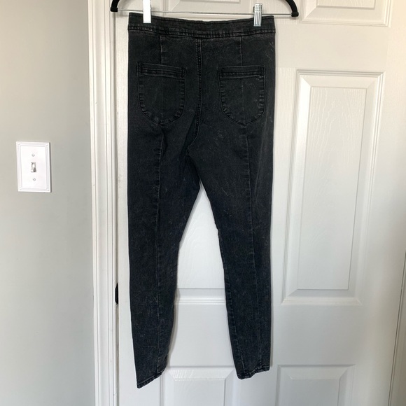 ASOS Petite High Waist Ankle Jeggings - Picture 3 of 4